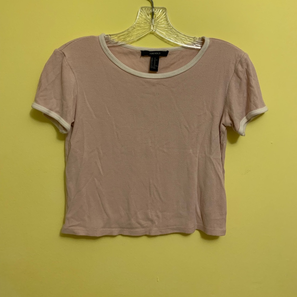 Pink Forever 21 Short Sleeve Tee